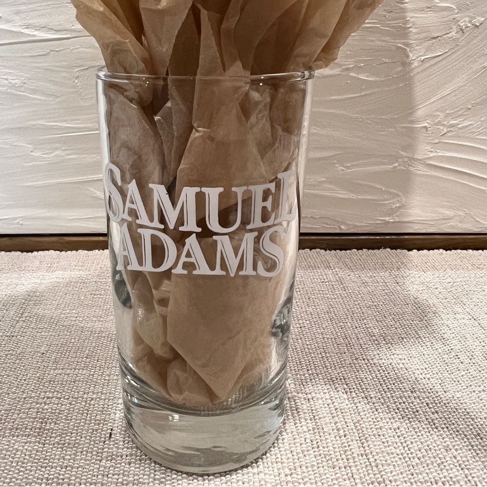 Samuel Adams beer tasting glass